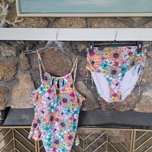 Tankini Set Retro Print
